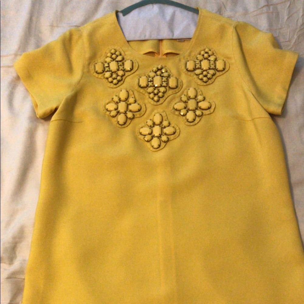 Karta Yellow Dress with jewels